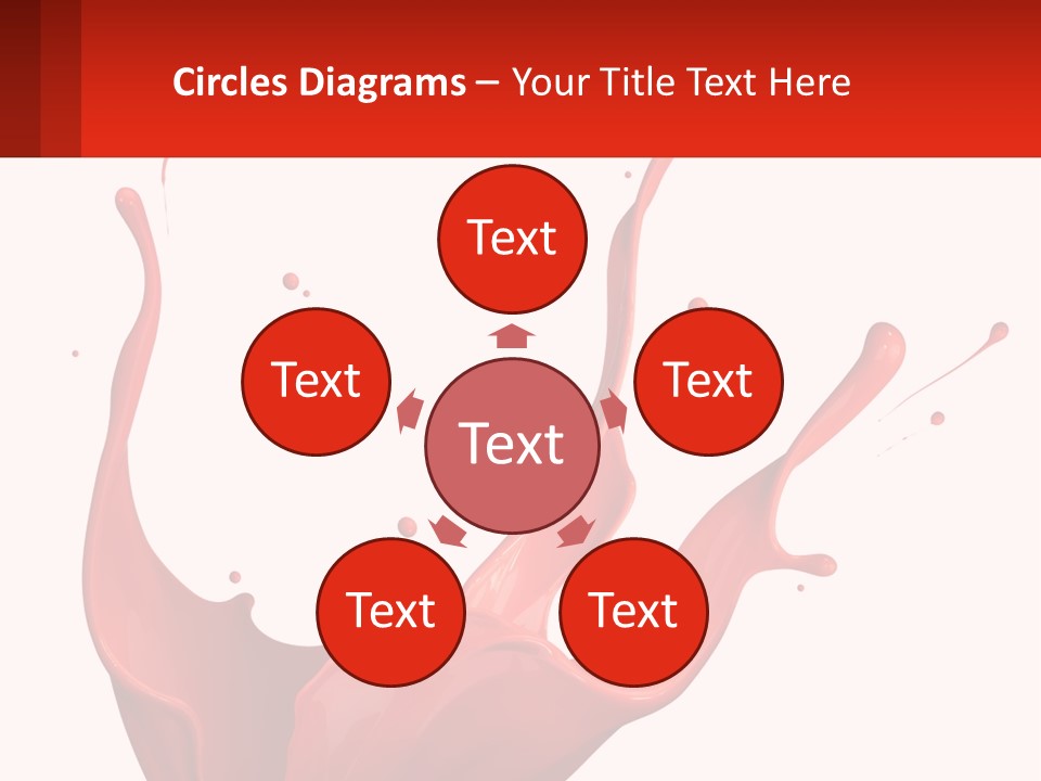 Abstract Motion Drop PowerPoint Template