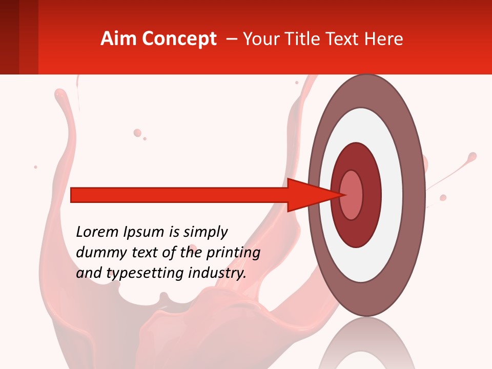 Abstract Motion Drop PowerPoint Template