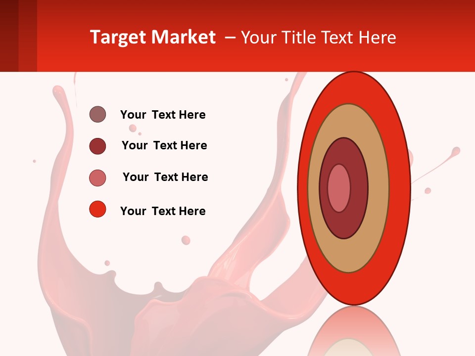 Abstract Motion Drop PowerPoint Template