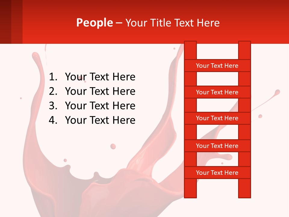 Abstract Motion Drop PowerPoint Template