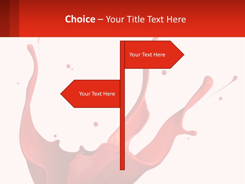 Abstract Motion Drop PowerPoint Template