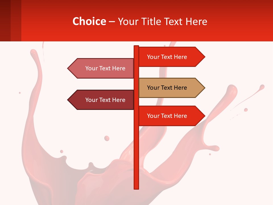 Abstract Motion Drop PowerPoint Template