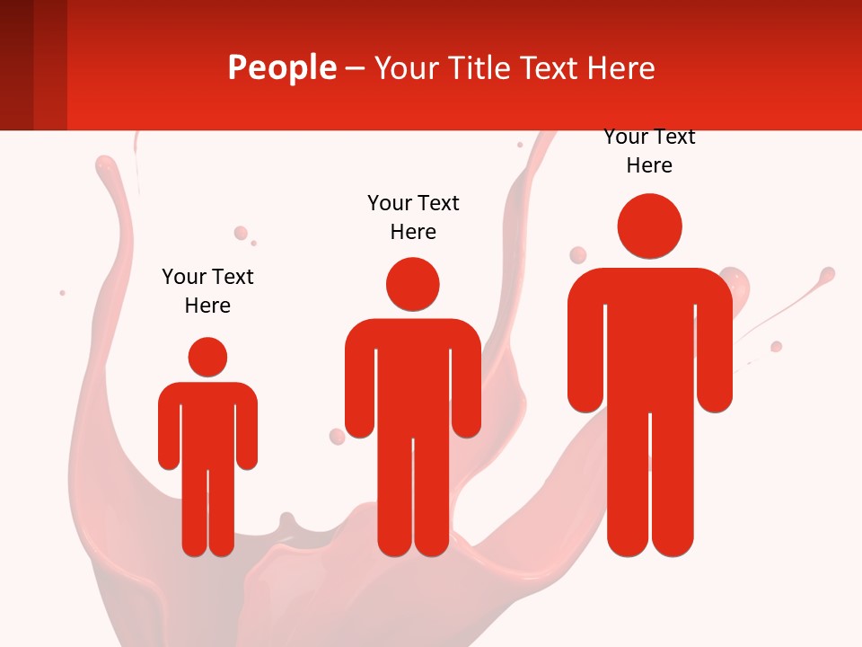 Abstract Motion Drop PowerPoint Template