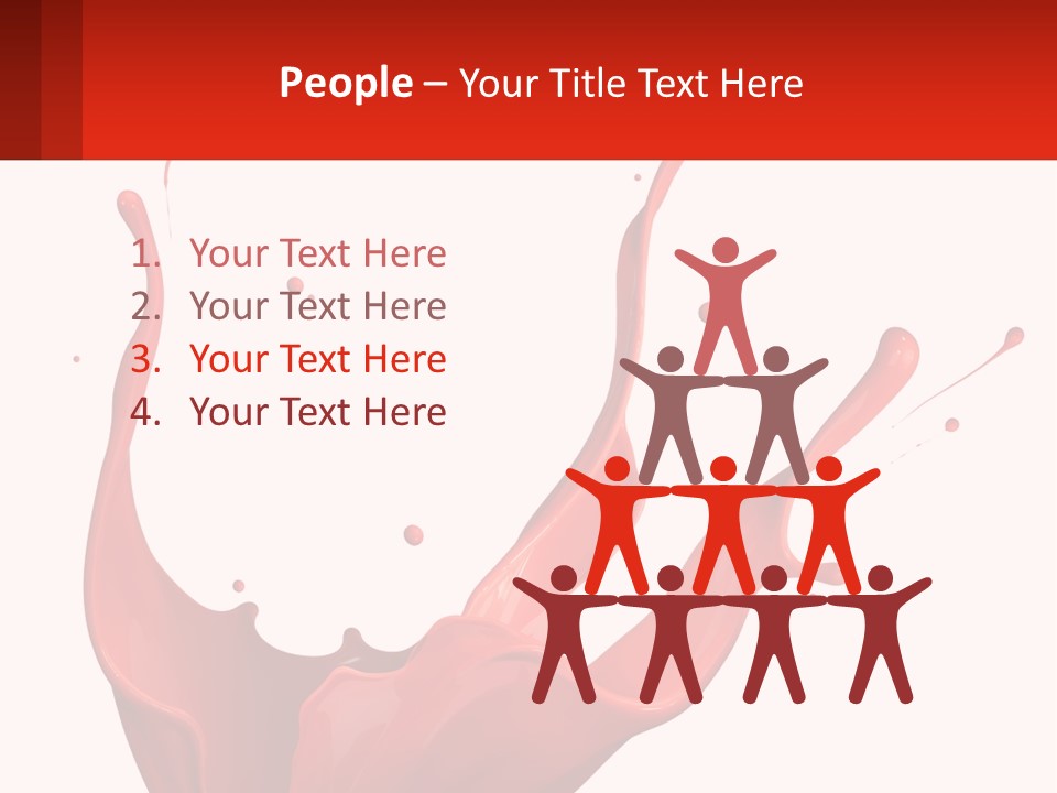 Abstract Motion Drop PowerPoint Template