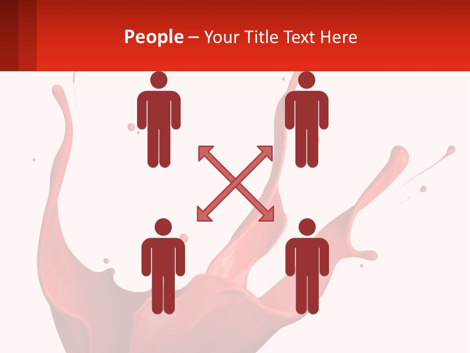 Abstract Motion Drop PowerPoint Template