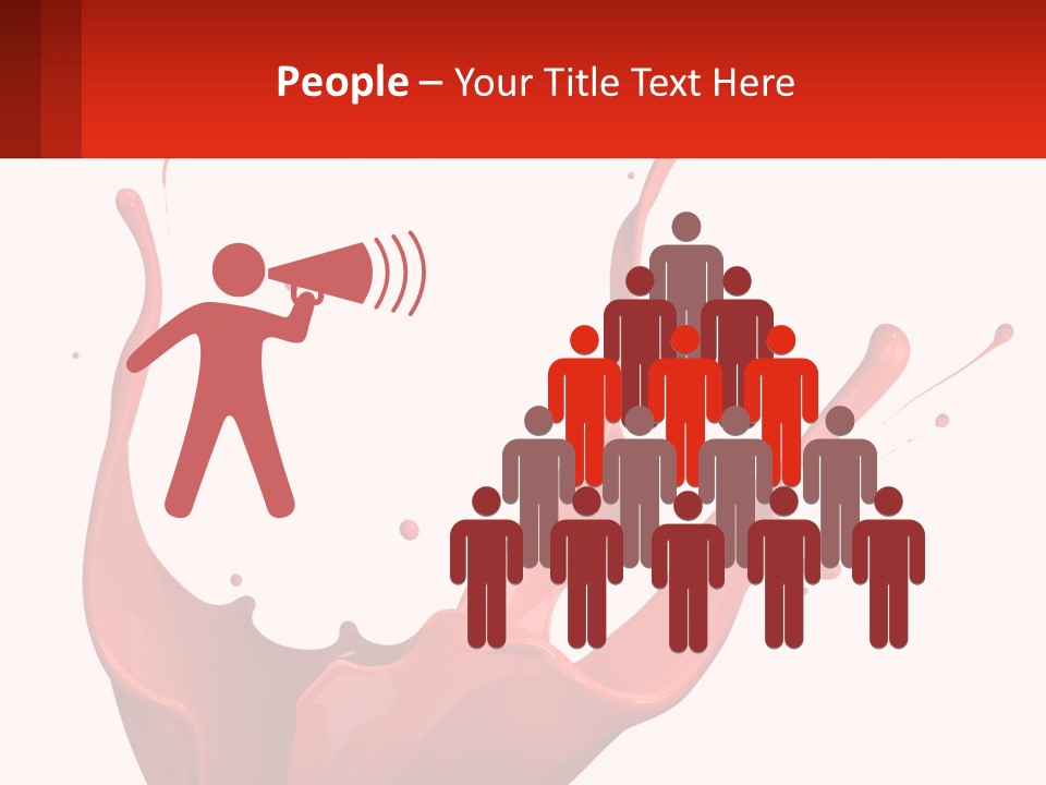 Abstract Motion Drop PowerPoint Template