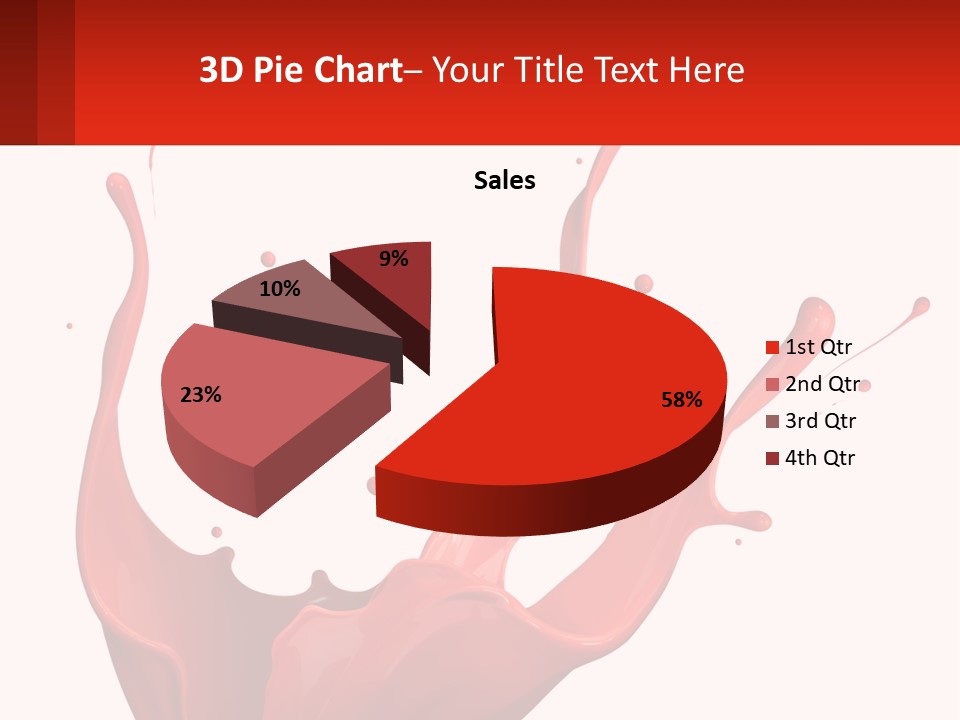 Abstract Motion Drop PowerPoint Template