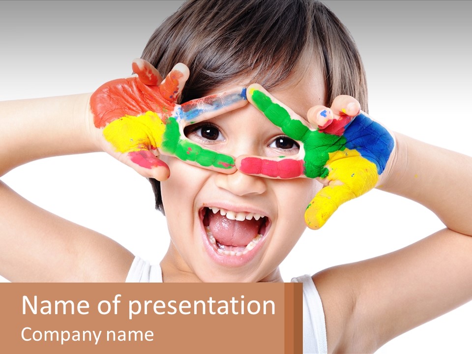 Fun Preschooler Assiduous PowerPoint Template