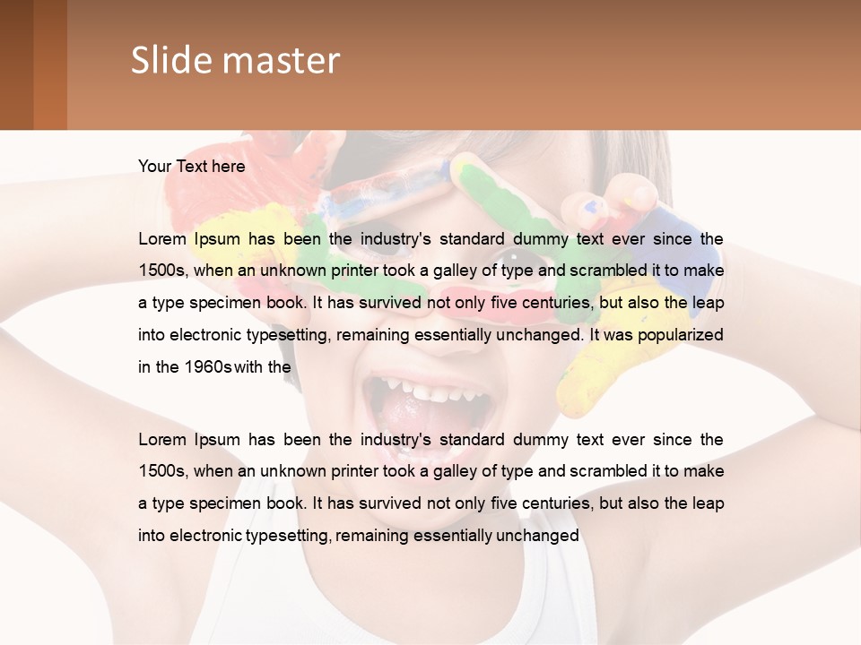 Fun Preschooler Assiduous PowerPoint Template