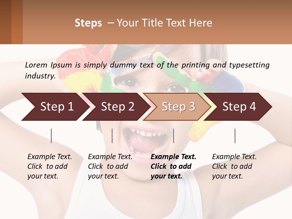 Fun Preschooler Assiduous PowerPoint Template