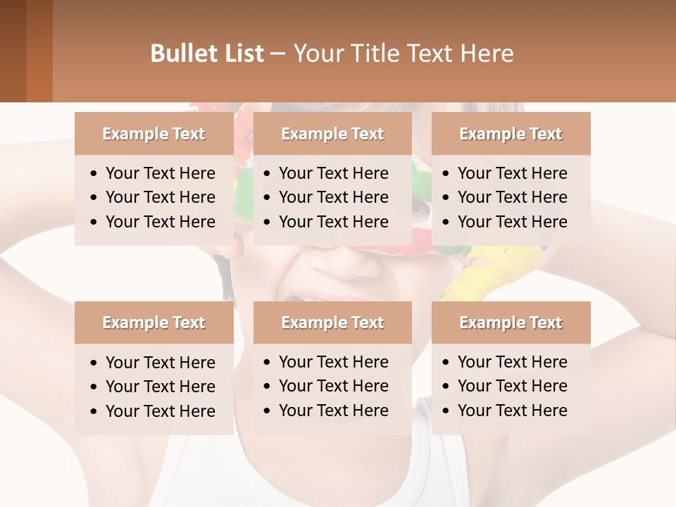 Fun Preschooler Assiduous PowerPoint Template