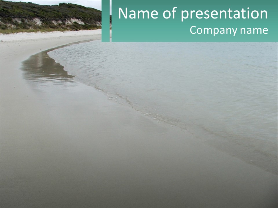 Calmer Blue Ocean PowerPoint Template