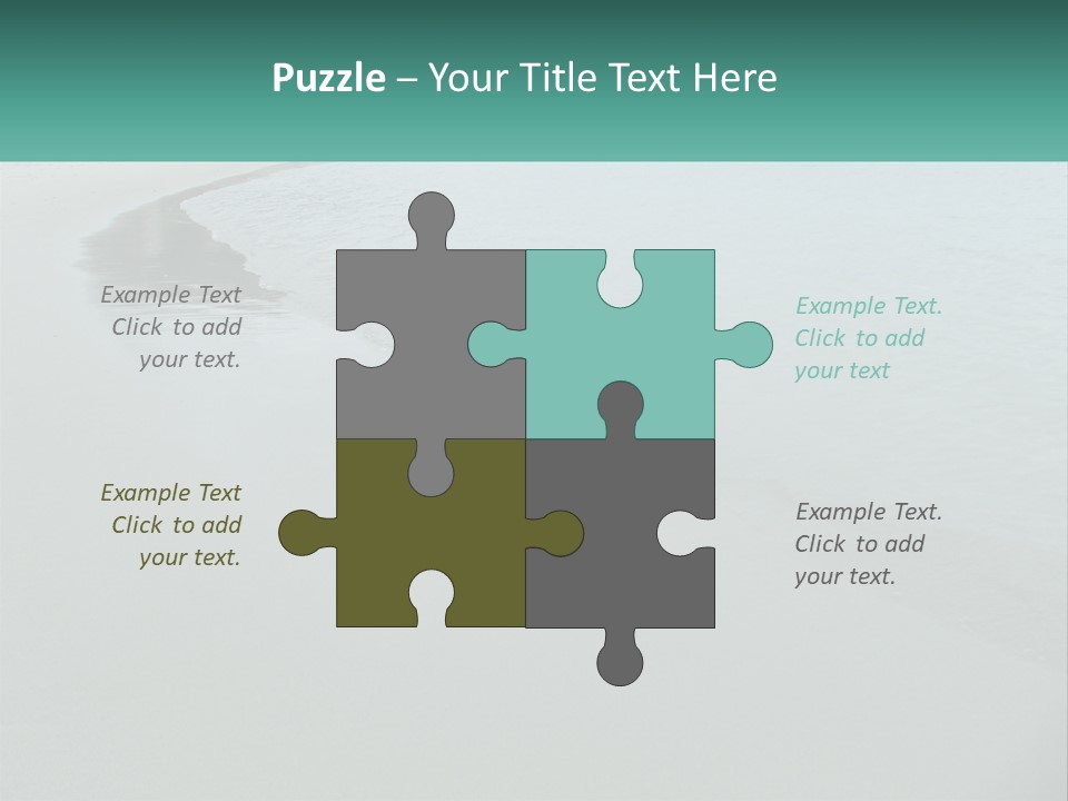 Calmer Blue Ocean PowerPoint Template