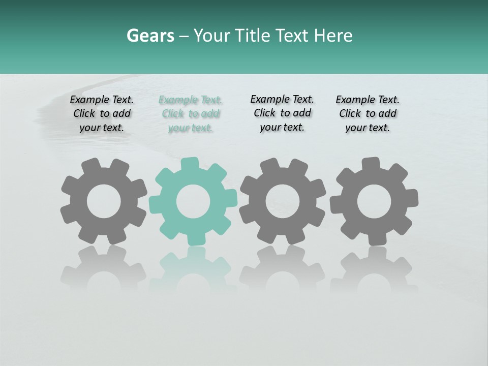 Calmer Blue Ocean PowerPoint Template