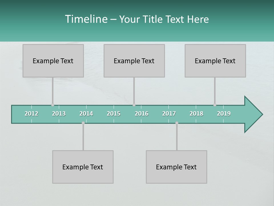Calmer Blue Ocean PowerPoint Template