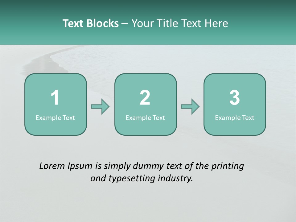 Calmer Blue Ocean PowerPoint Template