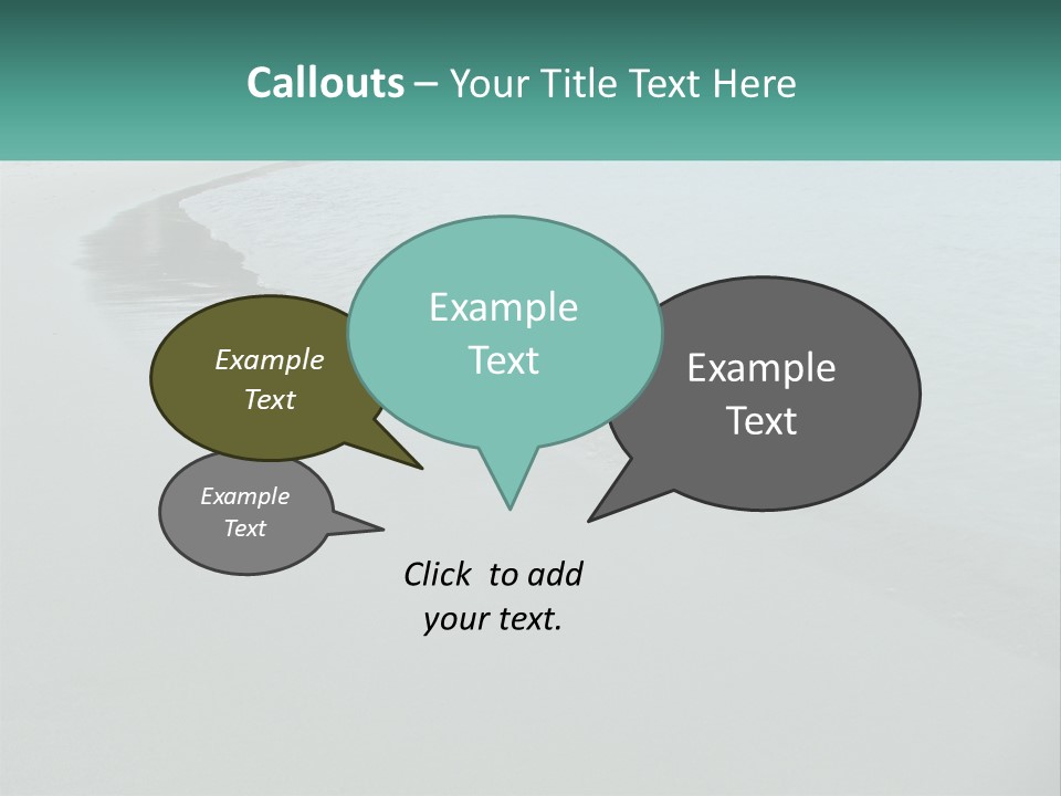 Calmer Blue Ocean PowerPoint Template