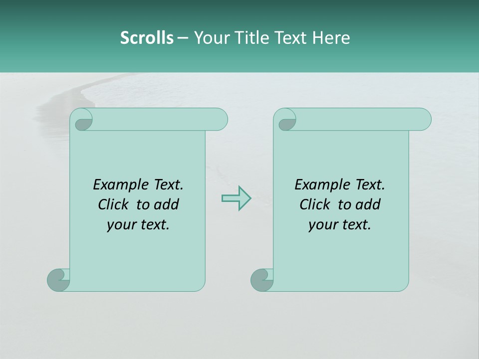 Calmer Blue Ocean PowerPoint Template