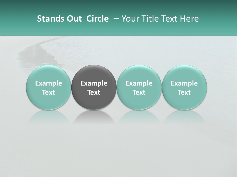 Calmer Blue Ocean PowerPoint Template