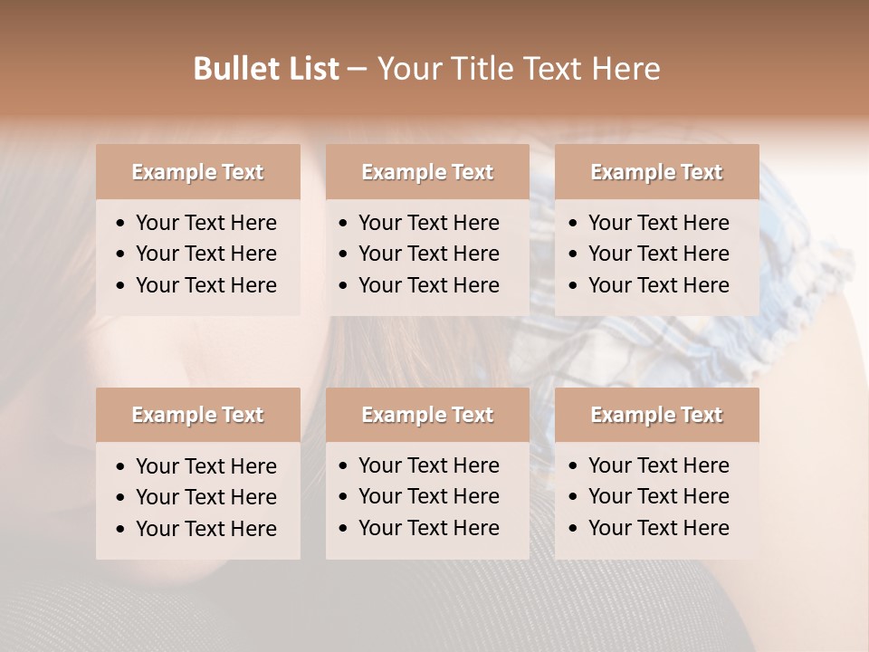 Stress Contemplation Worried PowerPoint Template