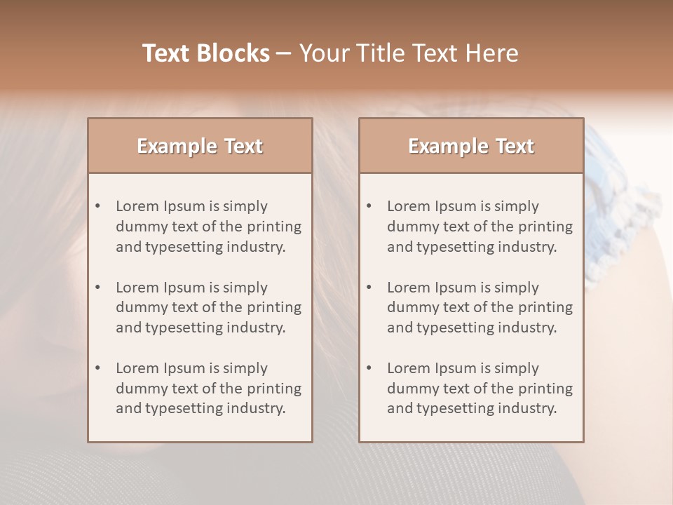 Stress Contemplation Worried PowerPoint Template