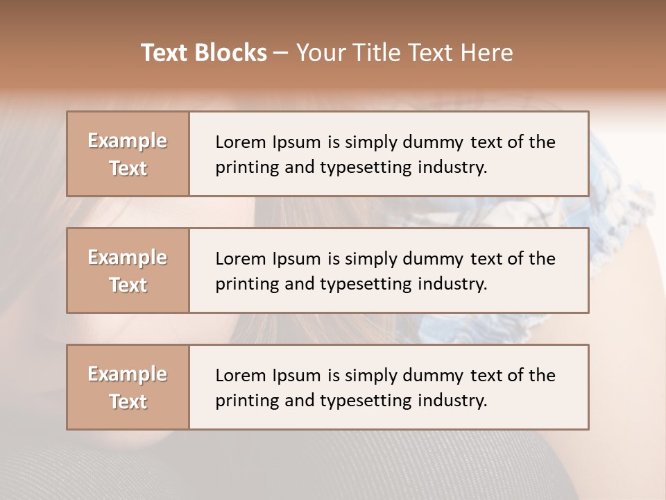 Stress Contemplation Worried PowerPoint Template