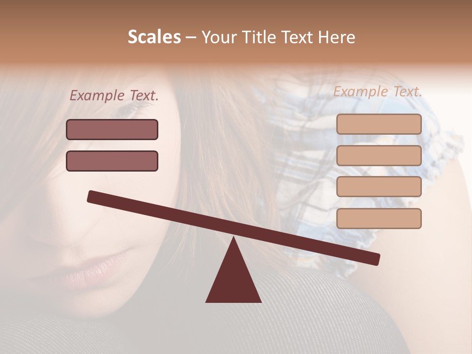 Stress Contemplation Worried PowerPoint Template