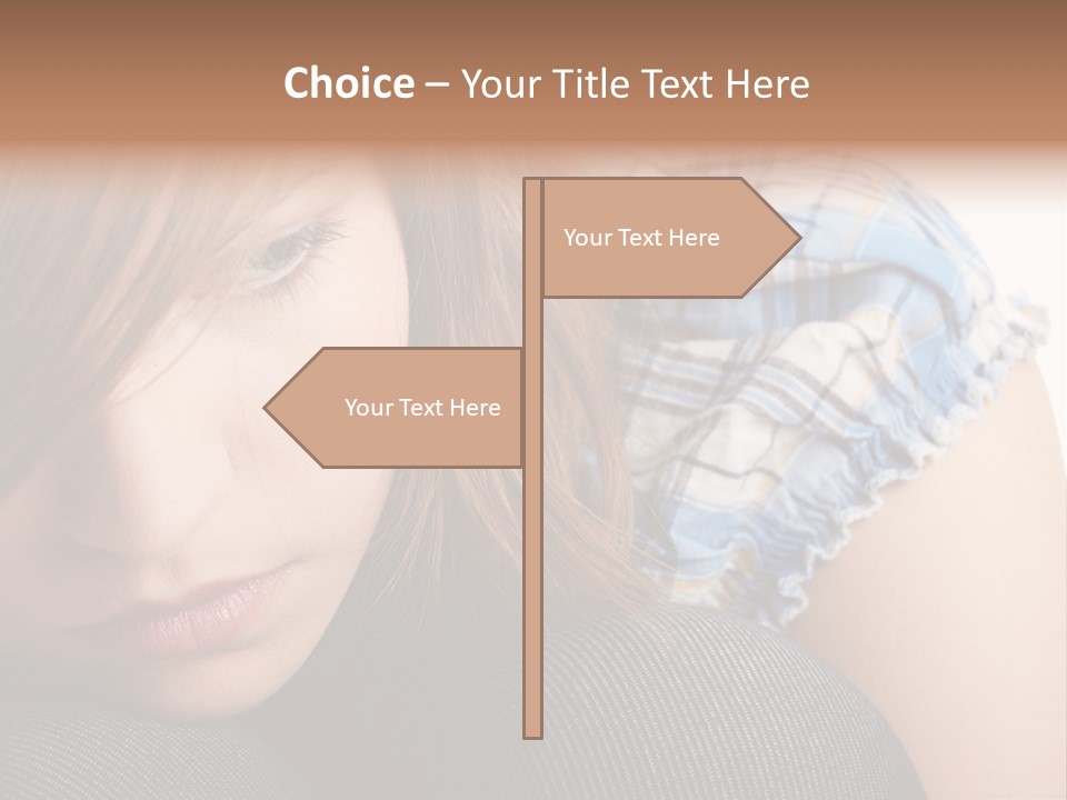 Stress Contemplation Worried PowerPoint Template