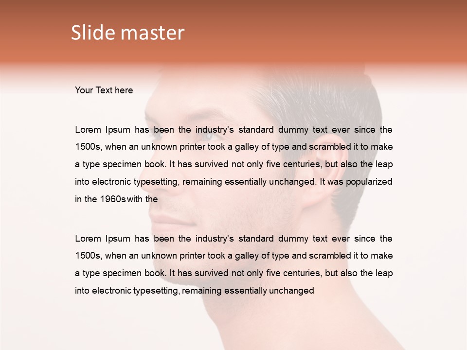 Charismatic Hair Style PowerPoint Template