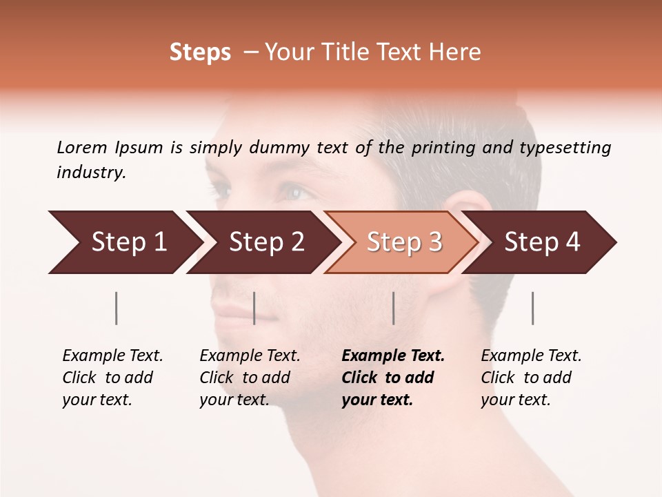 Charismatic Hair Style PowerPoint Template