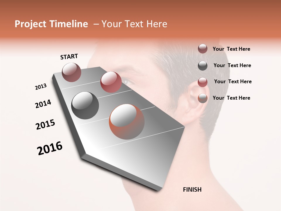 Charismatic Hair Style PowerPoint Template