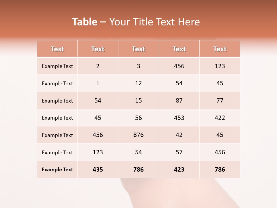 Charismatic Hair Style PowerPoint Template