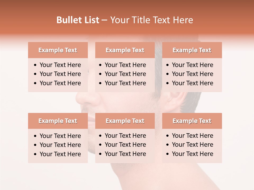 Charismatic Hair Style PowerPoint Template