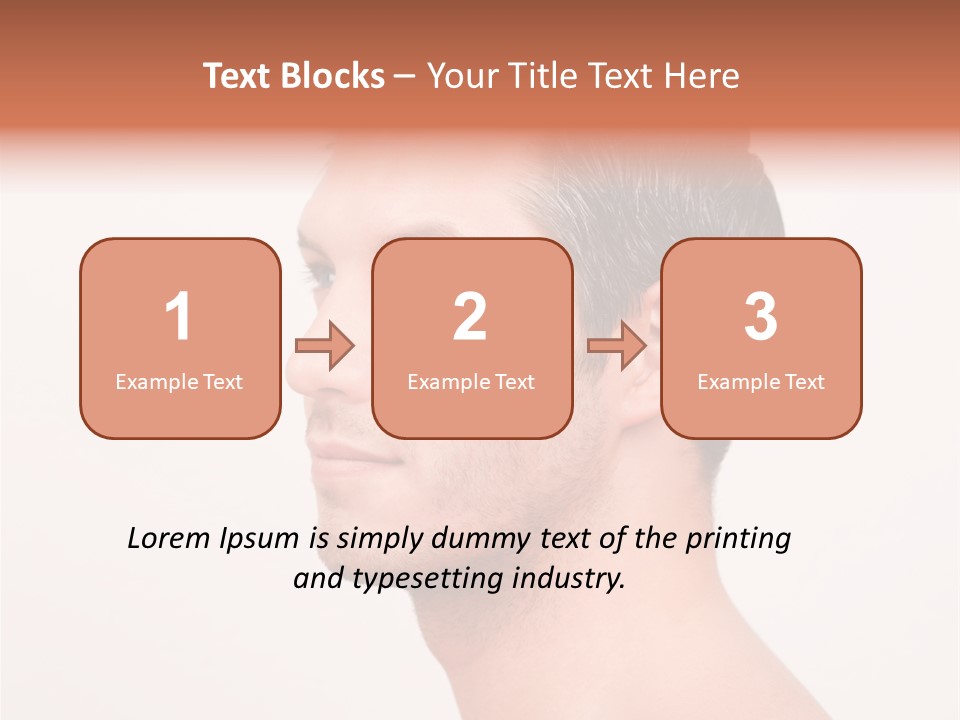 Charismatic Hair Style PowerPoint Template