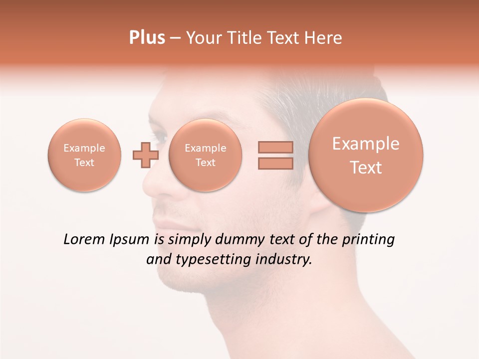 Charismatic Hair Style PowerPoint Template