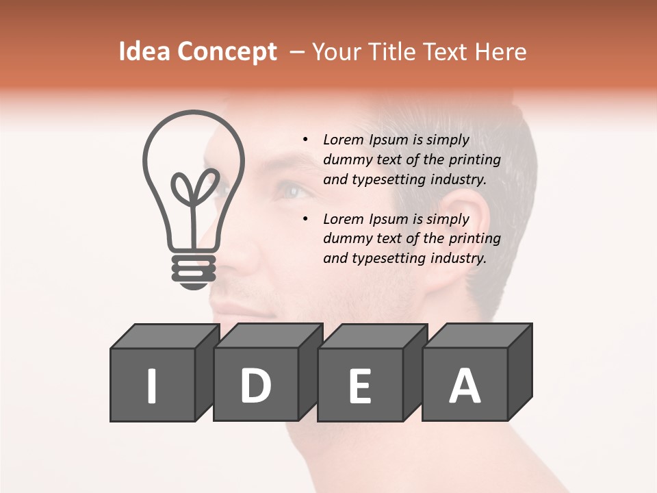 Charismatic Hair Style PowerPoint Template