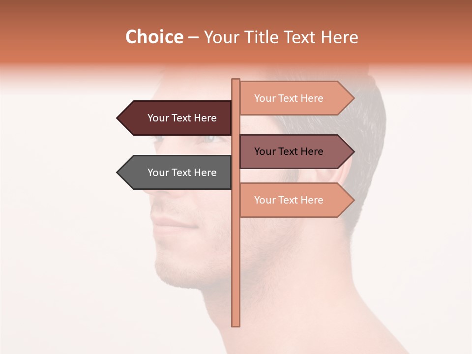 Charismatic Hair Style PowerPoint Template