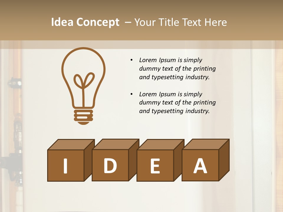 Thermodynamic Domestic Device PowerPoint Template