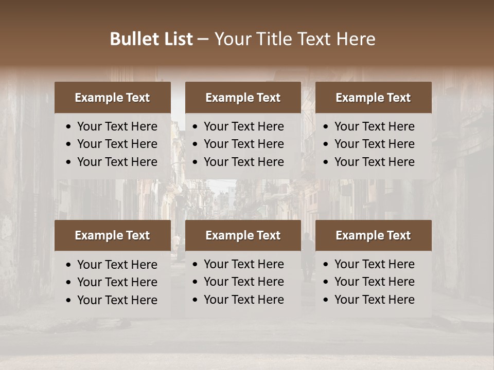 City Life Walking PowerPoint Template
