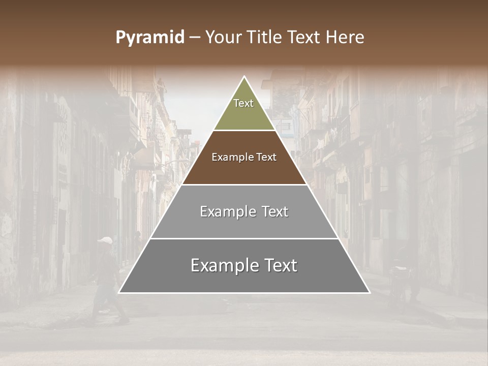 City Life Walking PowerPoint Template