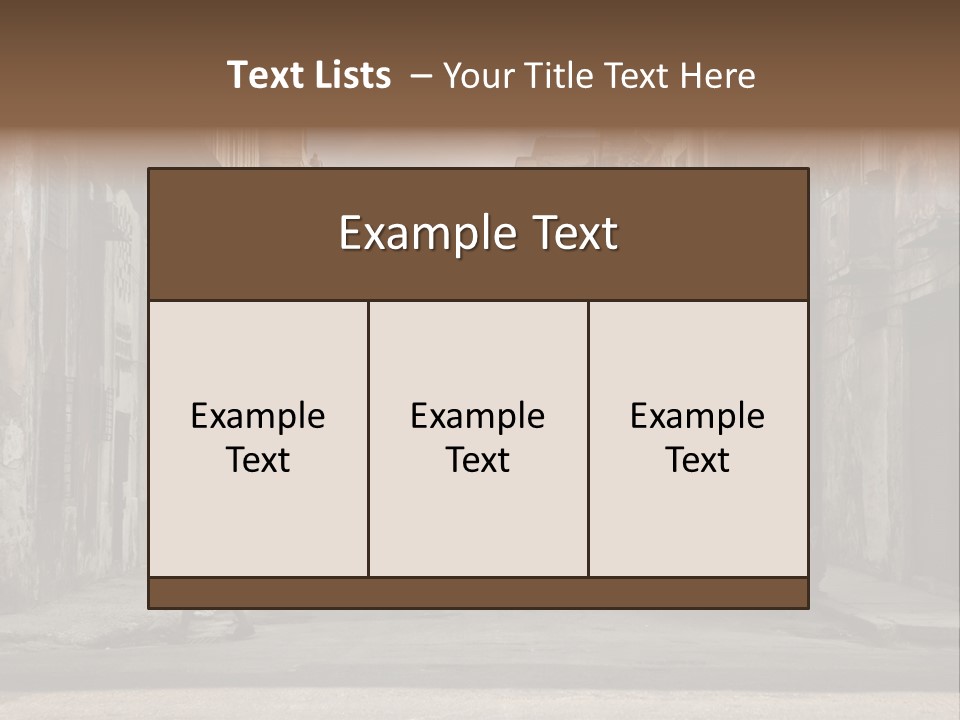 City Life Walking PowerPoint Template
