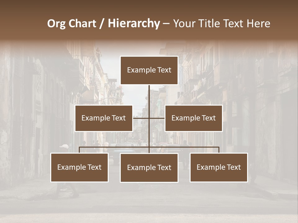 City Life Walking PowerPoint Template