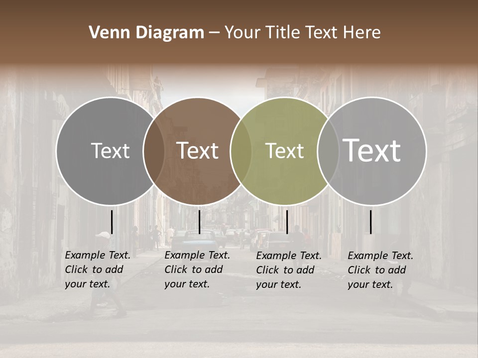 City Life Walking PowerPoint Template