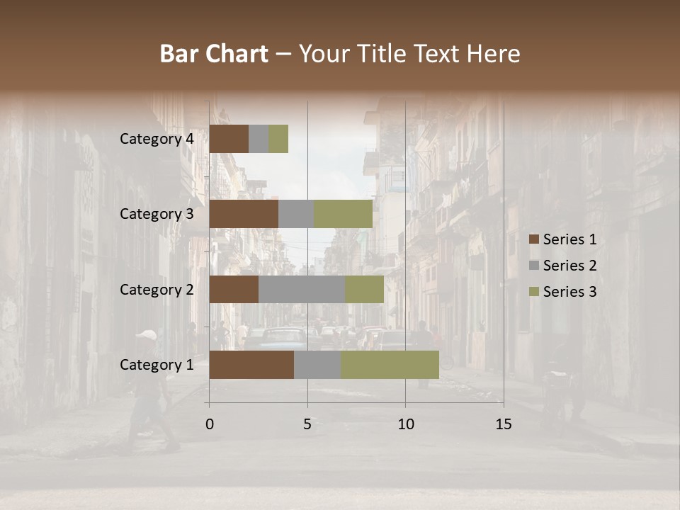 City Life Walking PowerPoint Template