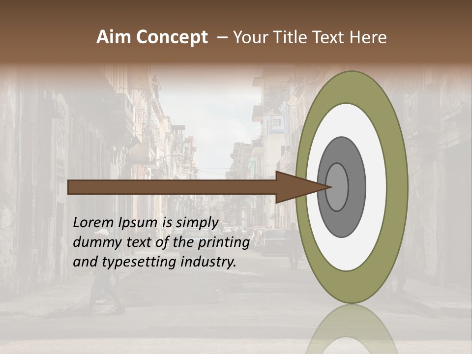 City Life Walking PowerPoint Template