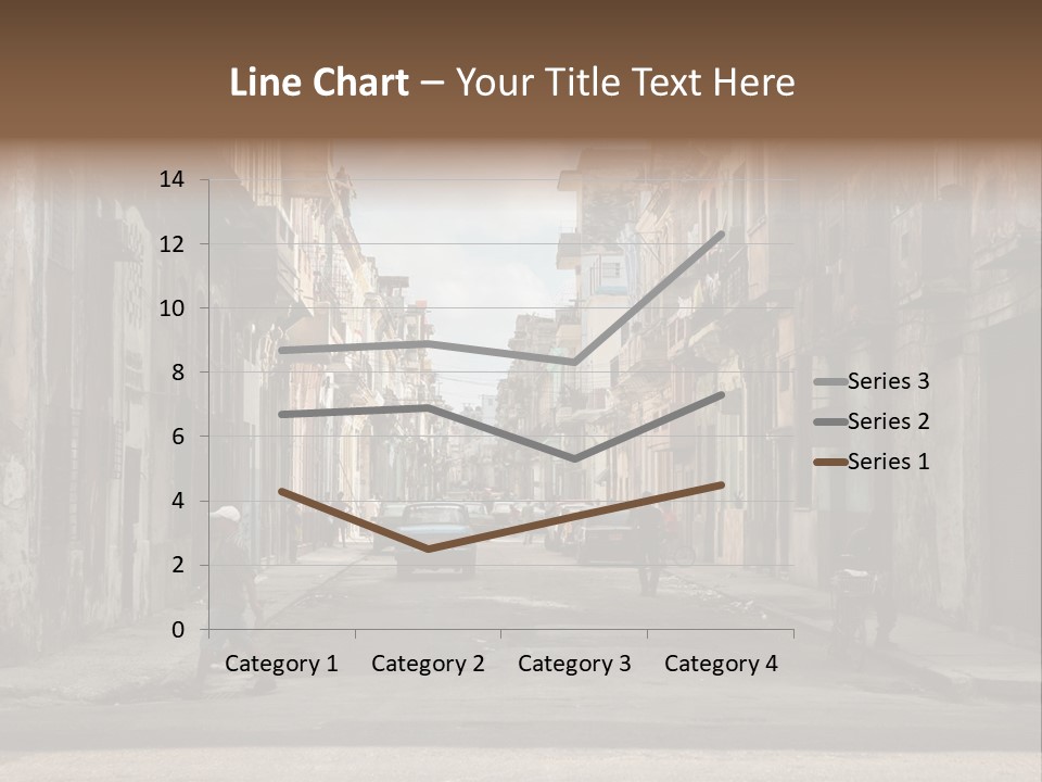 City Life Walking PowerPoint Template
