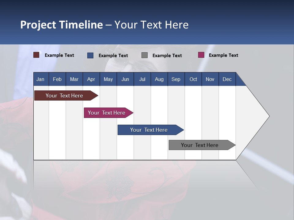 Palin December Books PowerPoint Template
