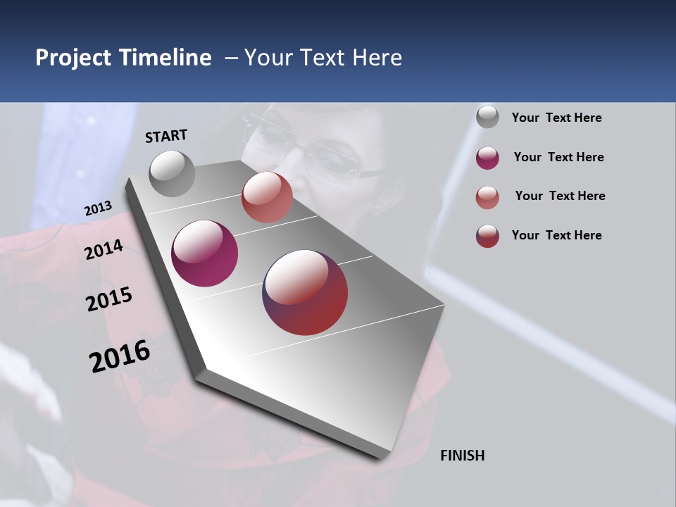 Palin December Books PowerPoint Template