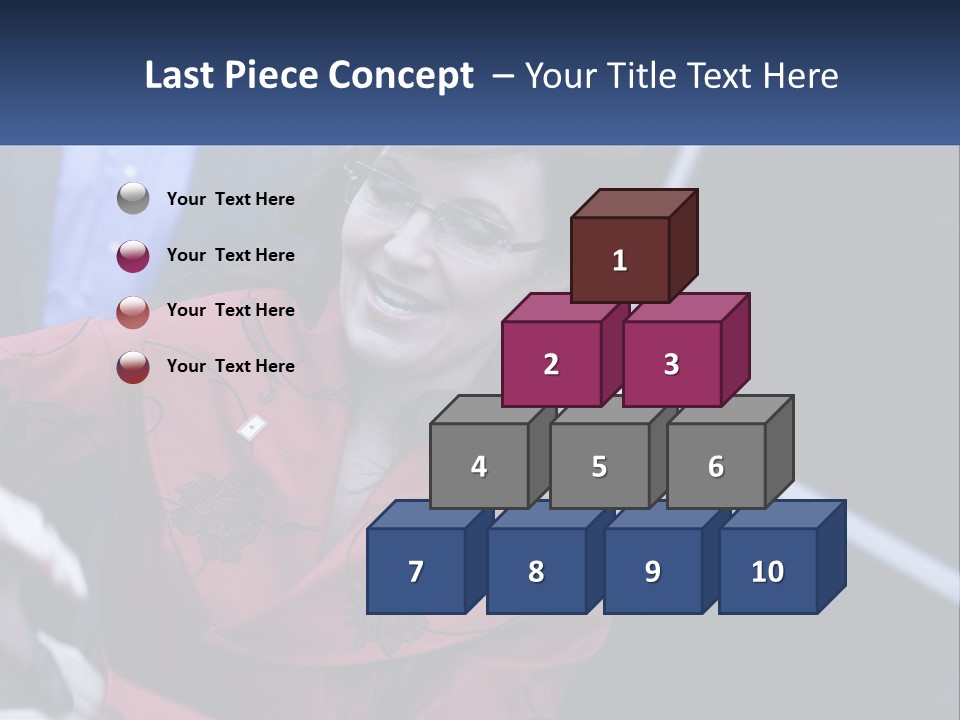 Palin December Books PowerPoint Template