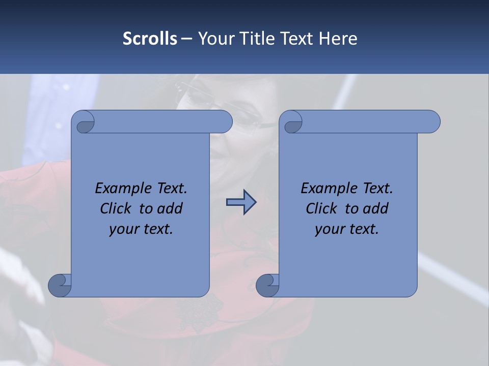 Palin December Books PowerPoint Template